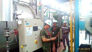 Danramil 04/Jebres Kunjungi Pembangkit Listrik Tenaga Sampah