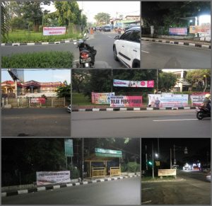 Dukung KPU, Warga Jakarta Barat Pasang Spanduk Tolak People Power