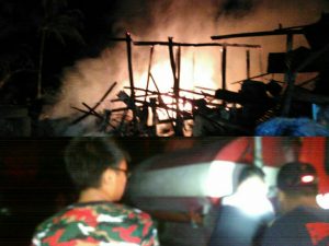 Api Menghaguskan Rumah Warga Desa Barugae Senin Dini Hari