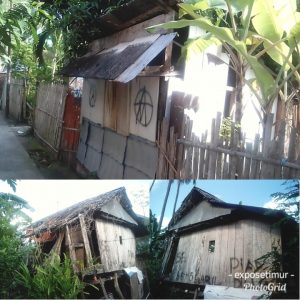 KT Mandiri Kelurahan Benteng Utara Tinjau Bangunan Rumah Tidak Layak Huni