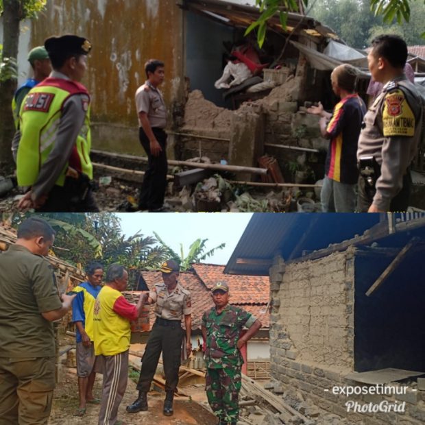 Peduli Korban Gempa Banten, Jajaran Polsek Cipatat Bersama Tripika Himpun Bantuan