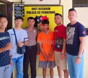 Reskrim Polsek Simpang Pematang Amankan Pelaku Curat