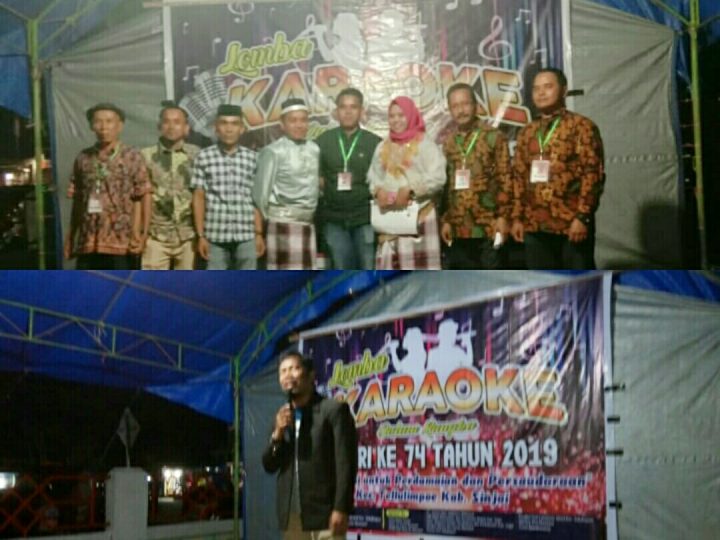 lomba karaoke di kelurahan mannanti