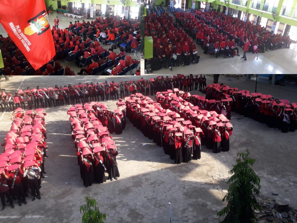 foramsi huruf imm pada hari terakhir penyambutan maba umb