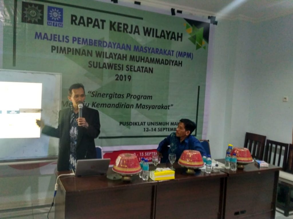 Rakerwil Majelis Pemberdayaan Muhammadiyah Sulsel Usung Tema Sinergitas Program Menuju Kemandirian Masyarakat