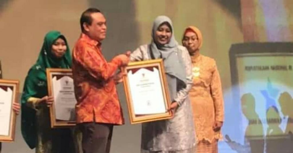 Basmawati Haris, Raih Penghargaan Nugra Jasadharma Pustaloka 2019