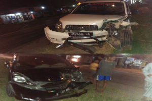 Honda Jazz vs Toyota Rush, Pengemudi Jazz Manghilang Dari TKP