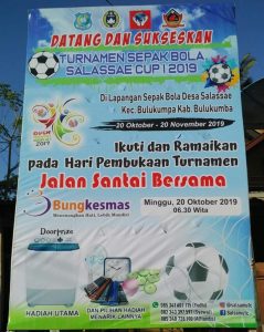 Ikuti Jalan Santai Bungkesmas dan Saksikan Pembukaan Turnamen Salassae Cup I