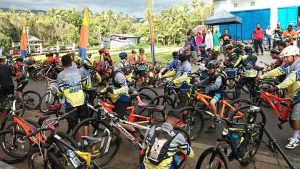 Kampung Galung Barania Jadi Rute Ribuan Peserta Mountain Bike Adventure 2019 