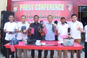 Polres Gowa Ringkus 8 Pelaku Kejahatan Jalanan, Dua Ditembak