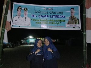 Pramuka dan PMR SMAN 9 Sinjai Terlibat Dalam Camp Literasi di Erabaru