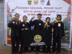 SMP 1 Tanalili Raih Juara 3 di Kejurnas Pencak Silat Rektor Unhas Cup X 2019