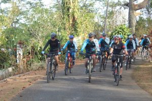 Keliling Kota Malino, Begini Keseruan Event Fun Bike Ala Polres Gowa