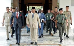 Prabowo Dapat Kunjungan dari Menhan Ghana