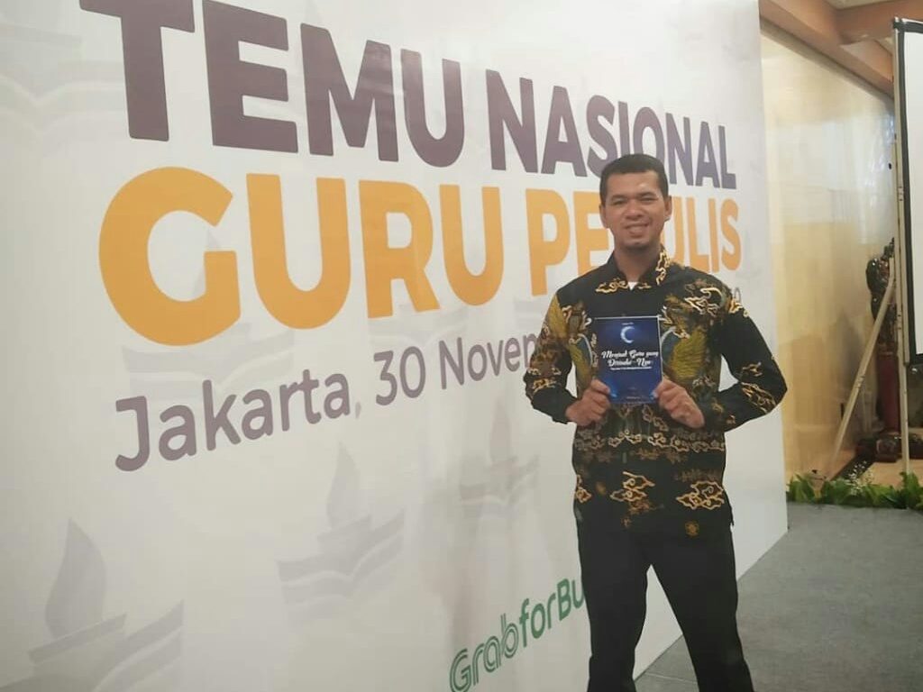Mr. Jun, Guru MI Madani Hadiri Temu Nasional Guru Penulis di Jakarta