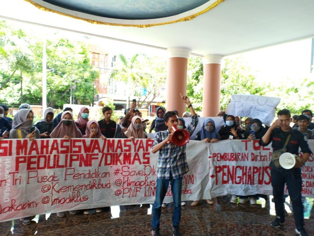 Nadiem Makarim di Demo, Massa Aksi: Kebijakan Itu Bukanlah Merdeka Belajar