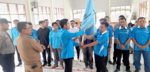 Ketua KNPI Kolaka Melantik Pengurus KNPI Kecamatan Samaturu