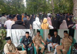 Ribuan Warga Bersama Rekan Kades Hadiri Pemakaman Andi Hamzah