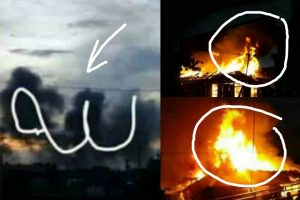 Subehanallah!! Ada Penampakan Dari Kebakaran Pasar Setral Sinjai
