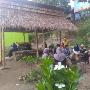 Pustaka Setapak Desa Saohiring Fokus Bangun Pikiran Generasi Penerus
