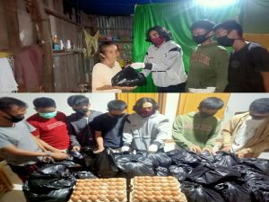 Pemuda Garanta (Pemugar) Menyalurkan Bantuan Sembako