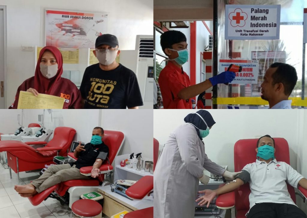 Taati Physical Distancing, Donor Darah Kombes Dialihkan ke Gedung PMI Makassar