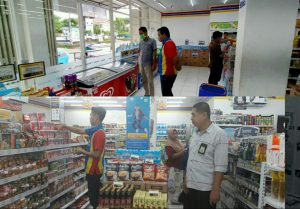 Cegah Covid Sekaligus Pantau Harga Kebutuhan Pokok, Unit Reskrim Polsek Bulukumpa Lakukan Giat di Minimarket