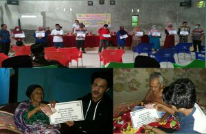 150 KK Terima BLT DD Tahap II di Desa Barugariattang, Aparat Kunjungi Yang Sakit