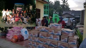 Pemdes Bersama KT Kita Karama Salurkan Bantuan Bencana di Luwu Utara