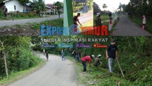 Kolaborasi KTAP Bersama Pemerintah Dusun Lembangge Lakukan Gerakan Bersih Bersih Lingkungan