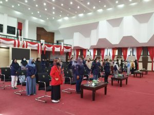 KKMB Unhas Gelar Pelantikan di Aula Kantor Gubernur Sulsel