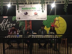 Sambut Momen Pilkada, HMI Komisariat Politani Pangkep Gelar Ngopi Pilkada