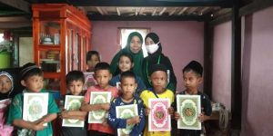 Gerakan Penyaluran Al-Qur’an Oleh Komunitas Vendor Tonasa Bersama HMI Cabang Pangkep