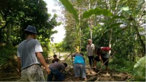 Puluhan Tahun Dijanji Perbaikan Jalan, Pemuda Kampung Bontoa Lakukan Aksi Tanam Pisang di Tengah Jalan