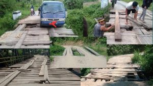 Buruknya Kondisi Jembatan di Konawe, Kades Asinua Jaya Harap Perhatian Pemerintah