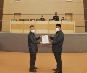 DPRD Gelar Sidang Paripurna Rekomendasi LKPJ Pemkot Kendari dan Penyerahan Persetujuan Penetapan Raperda