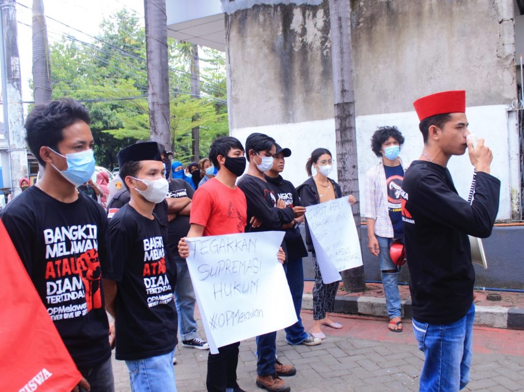 Buntut Laporan Sejak 2017. DPP OPM Geruduk Kantor Kejaksaan dan Polres Gowa