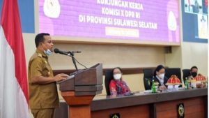 Terima Rombongan Komisi X DPR RI, Plt Gubernur Paparkan Progres Pembangunan di Sulsel