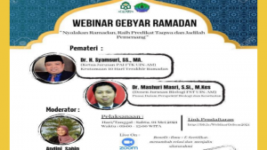 HMJ Biologi FST UINAM Menggelar Webinar Ramadhan Dan Lomba Tilawah Antar Mahasiswa