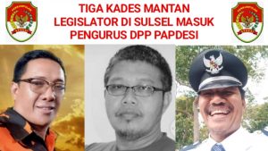 Tiga Kepala Desa Aktif, Mantan Legislator di Sulsel Jadi Pengurus DPP Papdesi