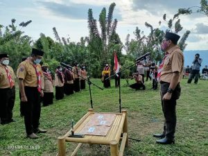 Bupati Kolaka Lantik dan Kukuhkan Mabiran, Kwarran Geraka Pramuka Samaturu Periode 2021-2024