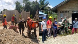 Selain Bantu Material, Subdenzibang 2 Skw Juga Ikut Kerja Bakti Pada Pembangunan Mushollah As-Syifa
