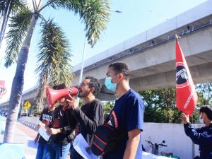 Gelar Unras, DPP OPM Desak Ditlantas Polda Sulsel Evaluasi Kepala Samsat Makassar dan Samsat di Daerah