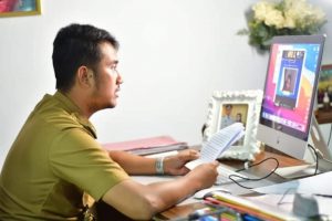 Bupati Sinjai Jadi Opening Speaker Pada Webinar Pendidikan di Kabupaten Kulon Progo