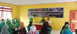 Bentuk Dukungan Ke Satgas TMMD ke 111 Selayar, Persit KCK Penyuluhan Stunting di Bitombang