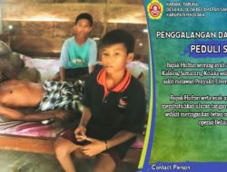 Peduli Penderita Liver Parah, Karang Taruna Desa Kaloloa Gelar Aksi Penggalangan Dana