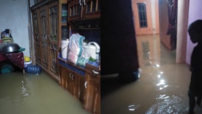 Diguyur Hujan Sore Hingga Malam, Belasan Rumah di Topoya Terendam Banjir