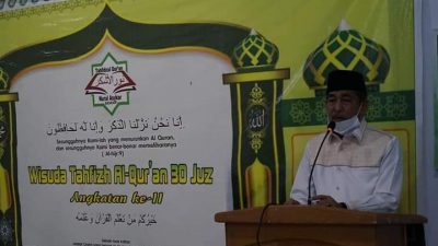 Bupati Sidrap Apresiasi Wisuda Santri Tahfidzul Qur’an Nurul Asyqar