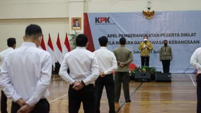 Ketuk KPK Firli Bahruni Melepas 18 Peserta Pelatihan Bela Negara