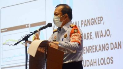 Kepala Divisi pelayanan hukum dan Ham (Kadivyankumham ) Kanwil Kemenkumham Sulsel Anggoro Dasananto